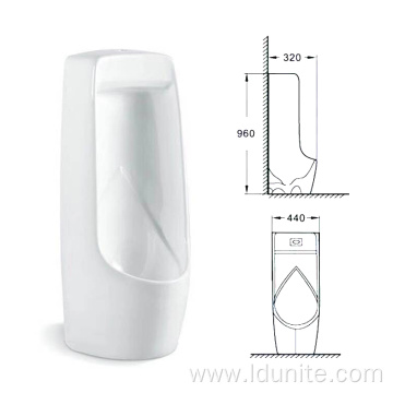 Public Sanitary Ware Ceramic Floor Mounted Urinal